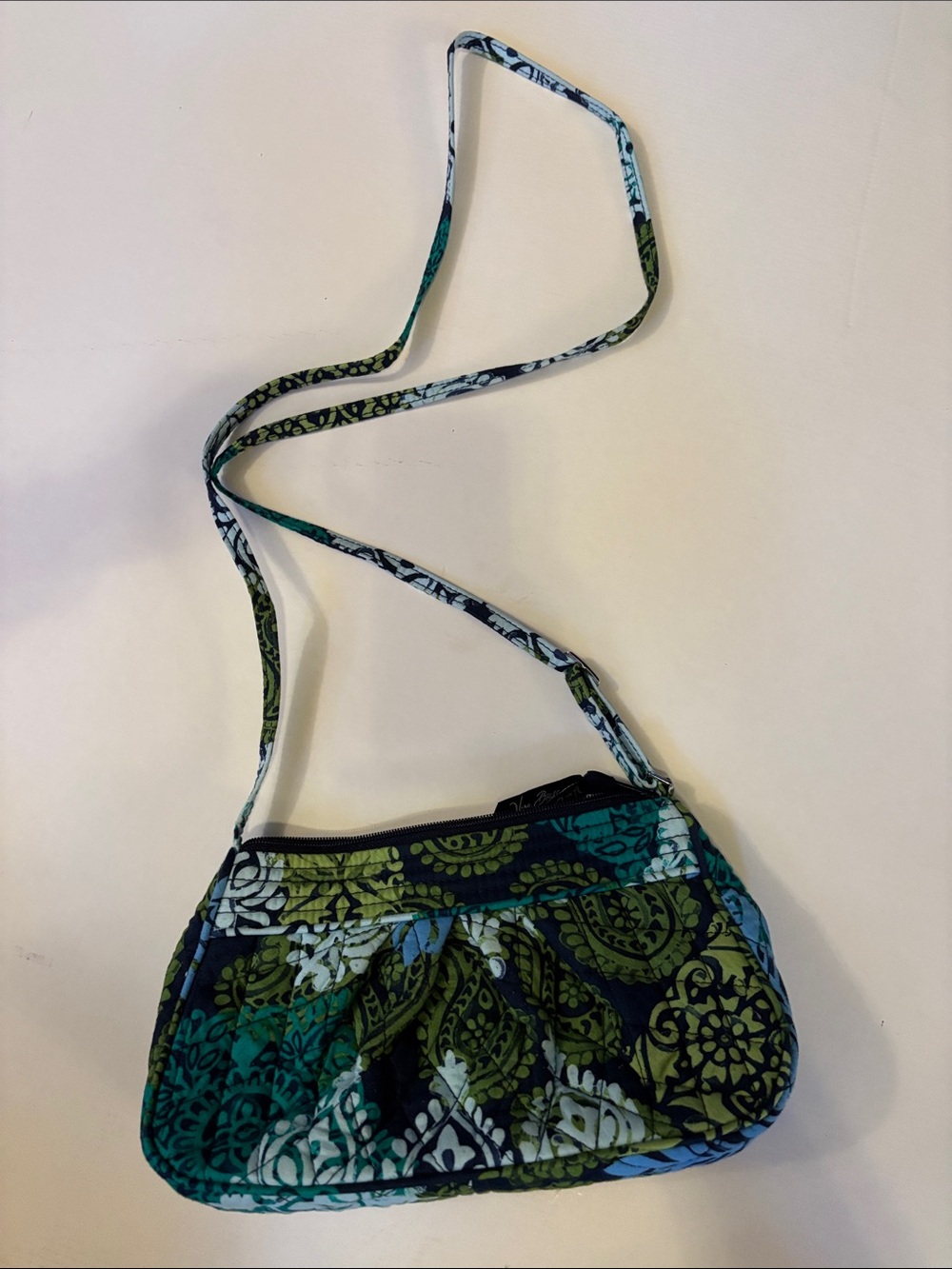 Vera Bradley Frannie Caribbean Sea Crossbody